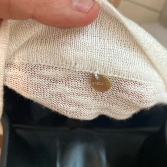 Haiku|| 100% cotton Cardigan Size Small/Medium - Picture 5 of 5